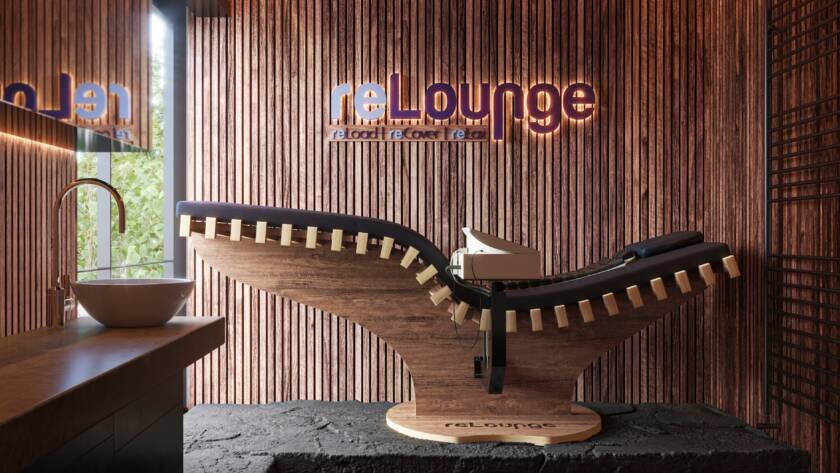 3d visualized picture of a massage lounge